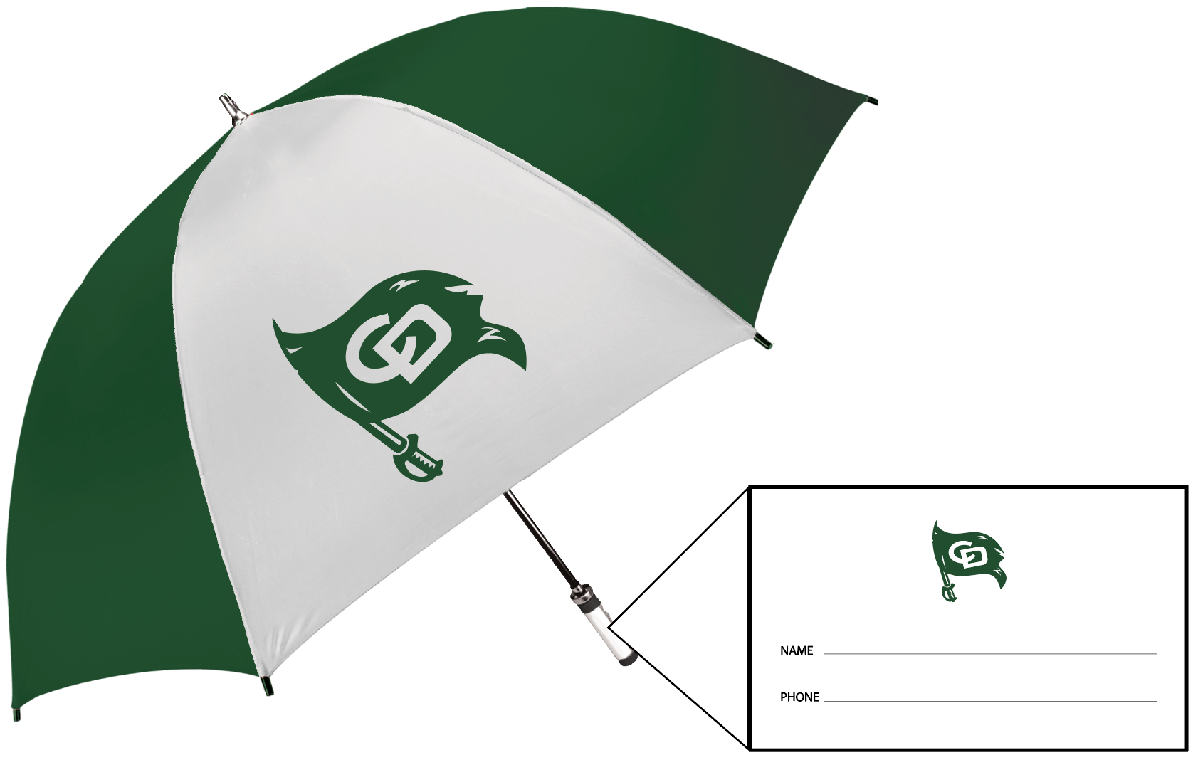 GameDay Raingear Golf Umbrella