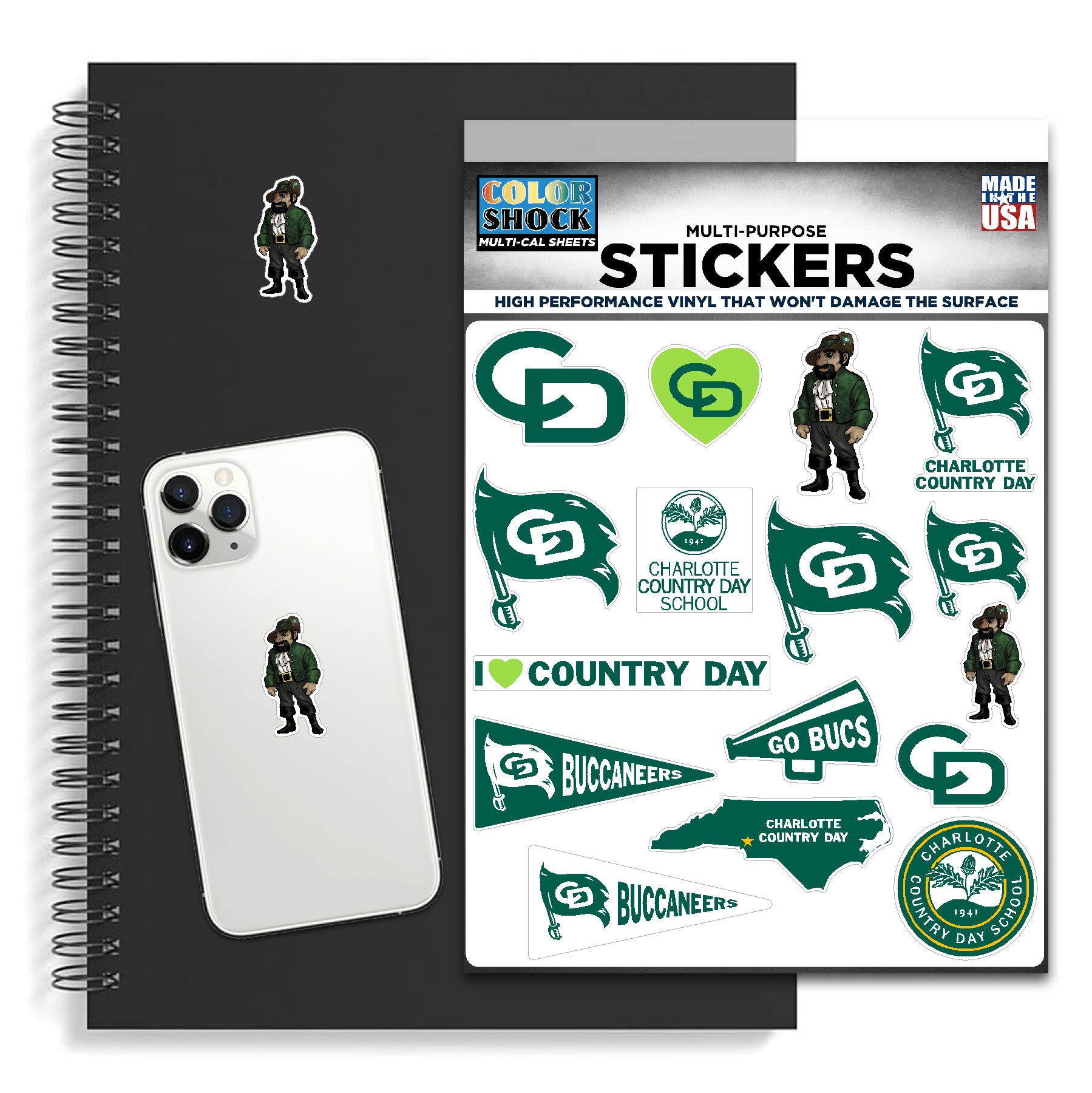 Color Shock Multi-Purpose Stickers