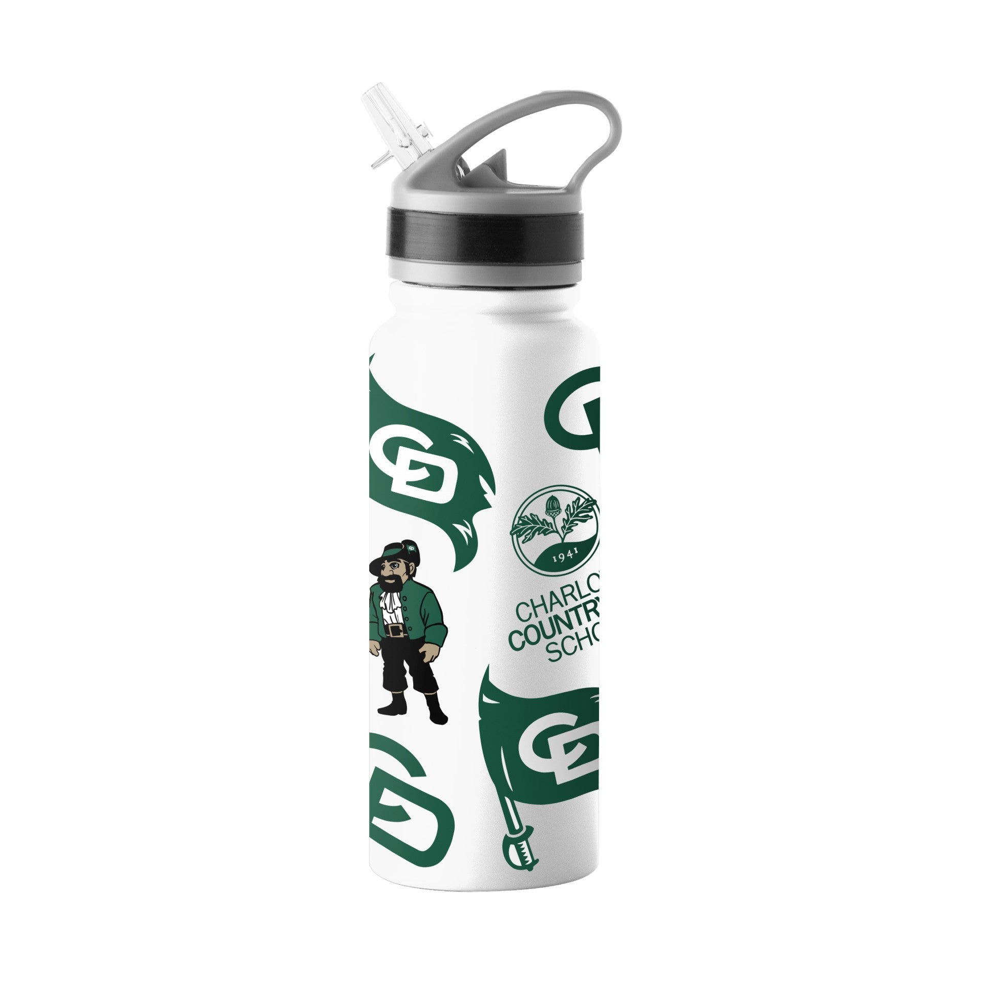 Logo Brands 25 oz. Flip Top Bottle