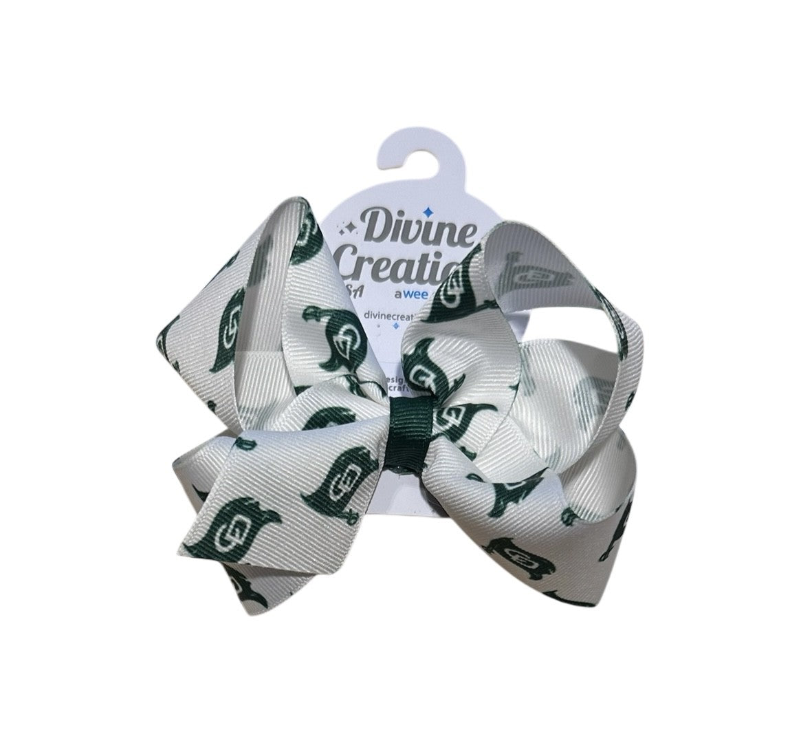 Wee Ones Custom Print Game Day Bow