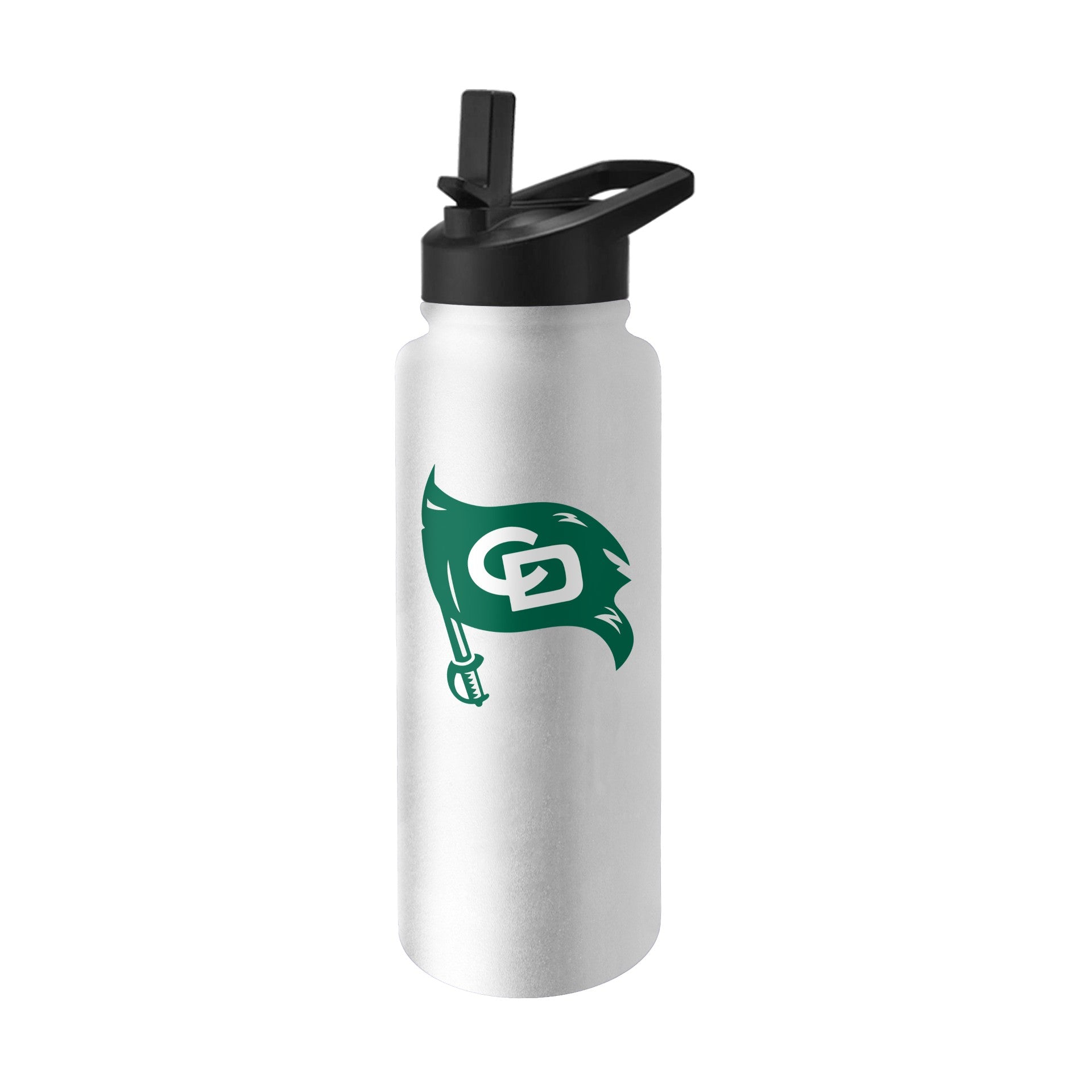Logo Brands 34 oz. Quencher Bottle with Straw Lid